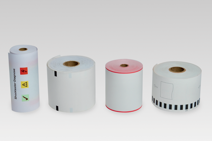 Rollos de papel térmico personalizados